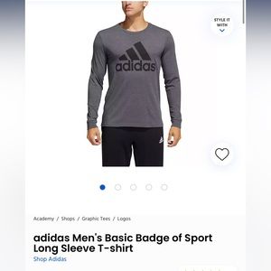 Adidas Badge of Sport Long Sleeve T Shirt